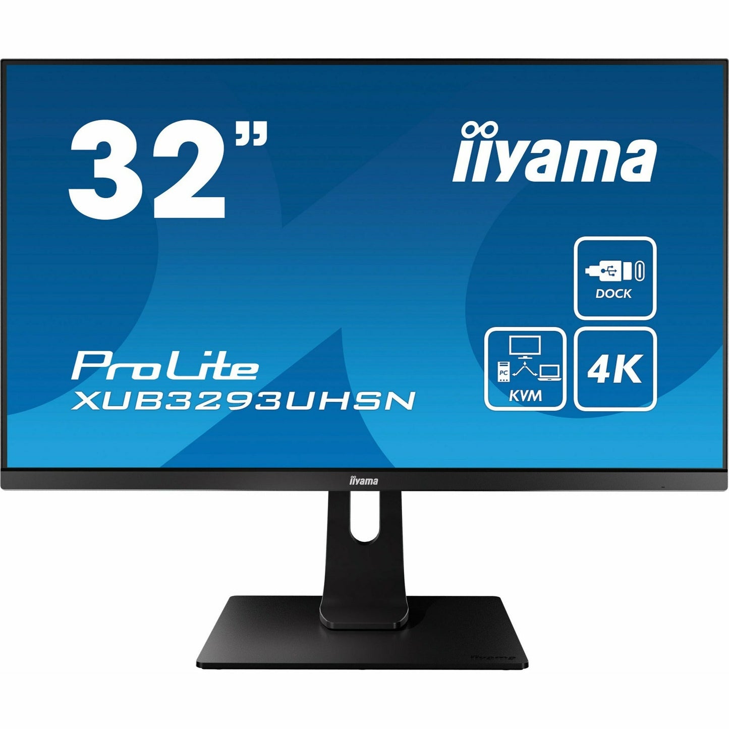 Dark Cyan iiyama ProLite XUB3293UHSN-B1 32" USB-C KVM IPS LED Monitor