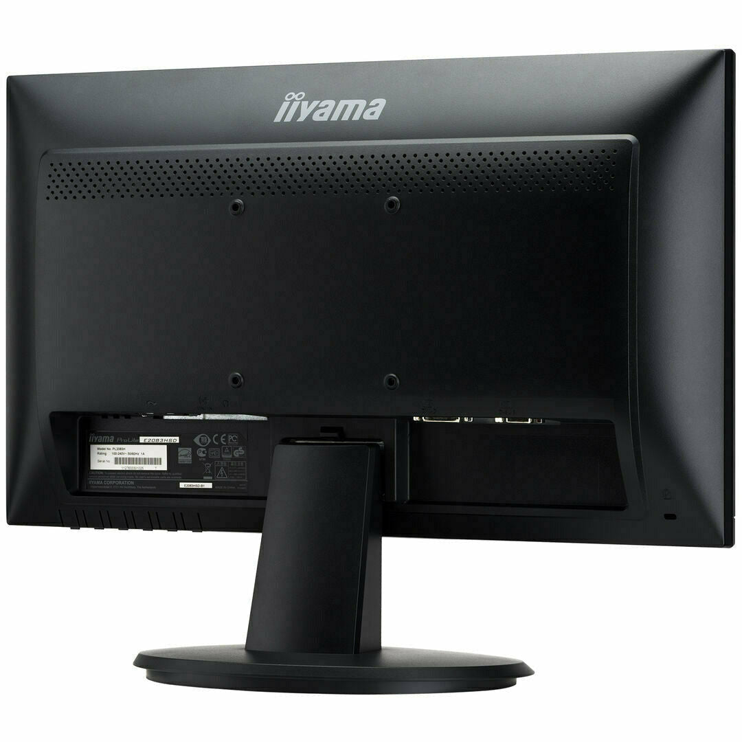 Black iiyama ProLite E2083HSD-B1 20" LED-backlit Monitor