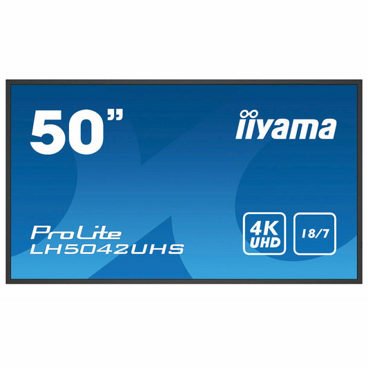 Dark Cyan iiyama ProLite LH5042UHS-B3 50" 18/7 with Android 8.0 and iiyama N-sign integrated Signage Platform
