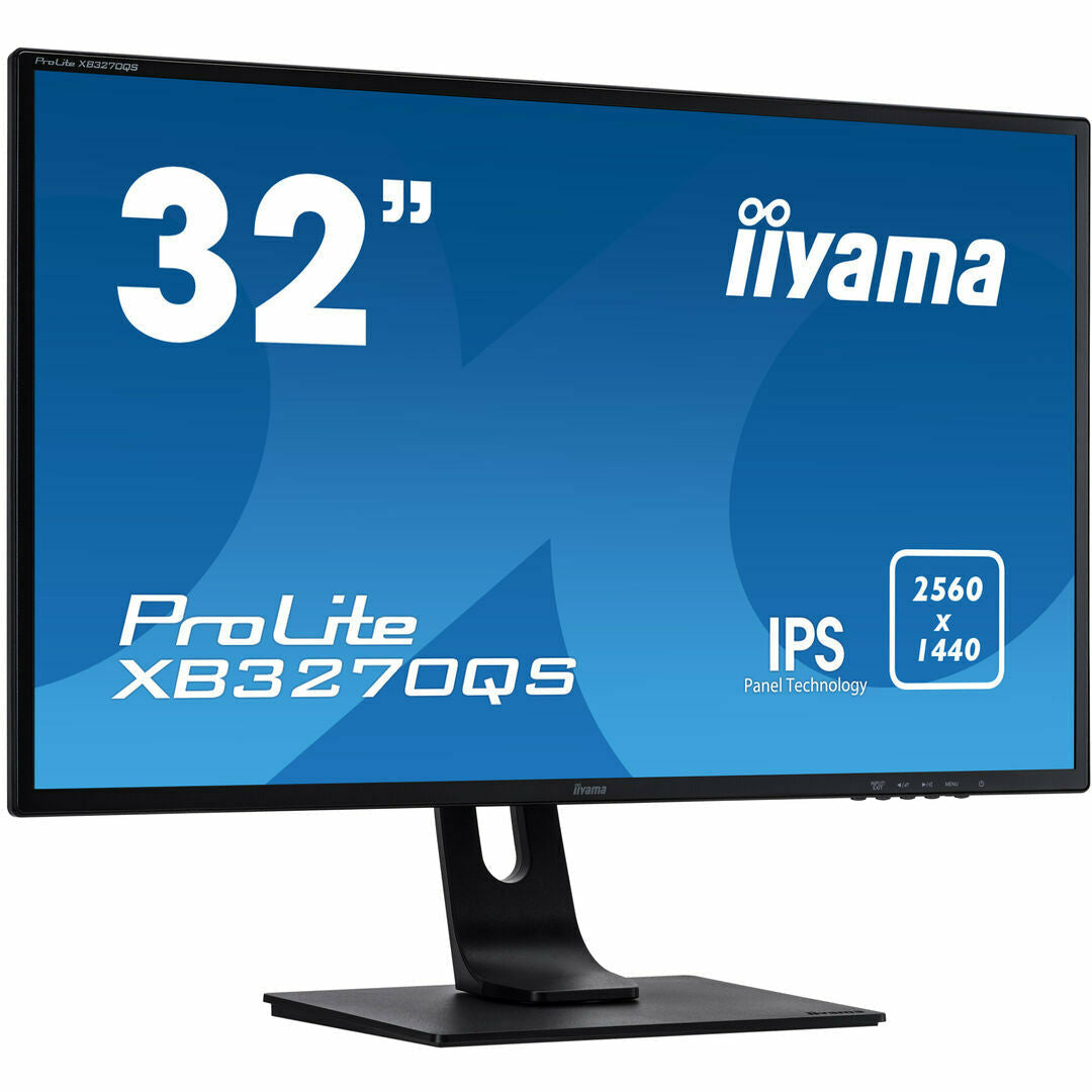 Dark Cyan iiyama ProLite XB3270QS-B1 32" IPS Monitor