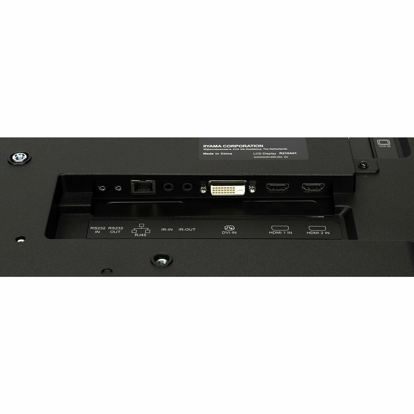 Dark Slate Gray iiyama ProLite LE5040UHS-B1 50" Professional Digital Signage display with a 18/7 operating time and a 4K UHD resolution