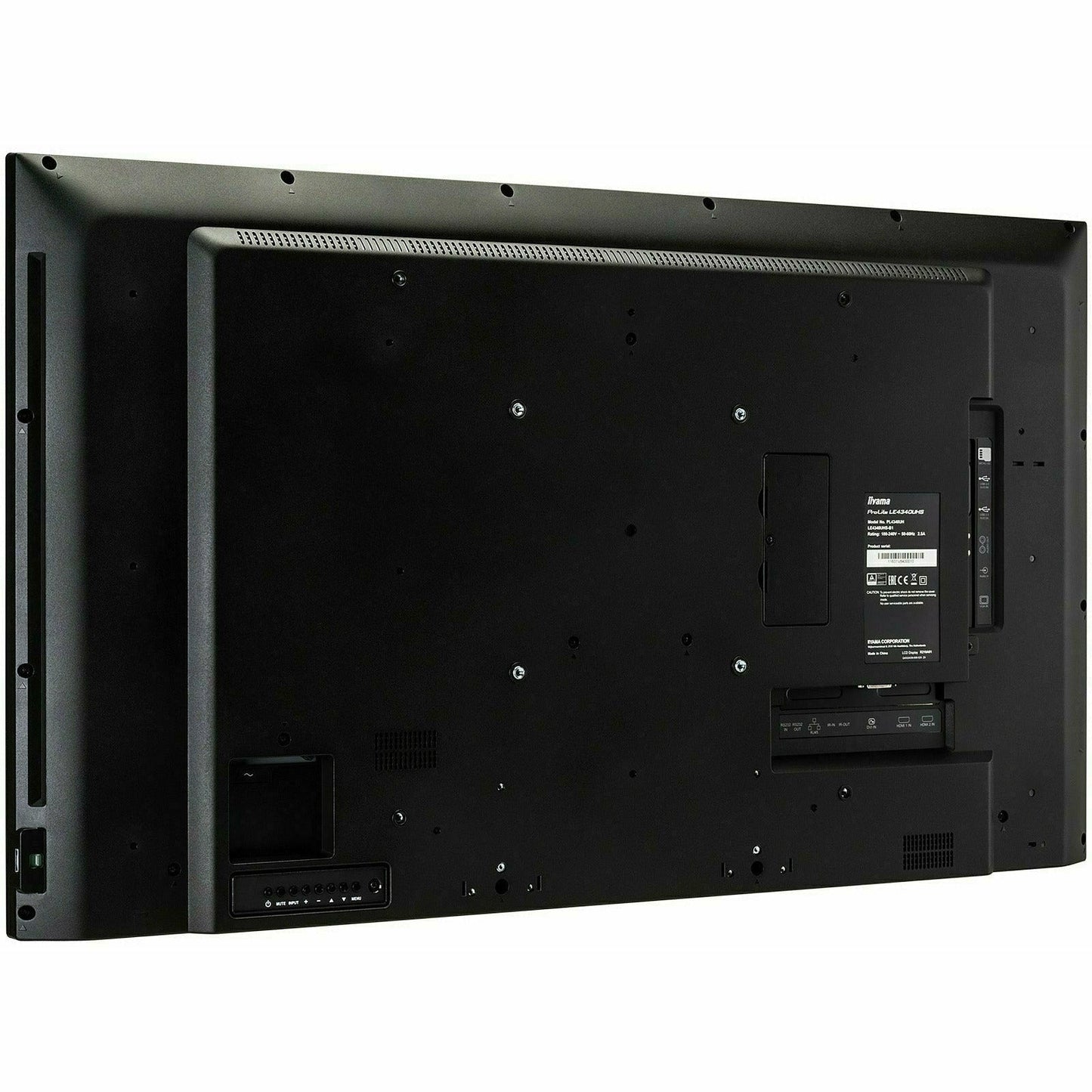 Black iiyama ProLite LE4340UHS-B1 43" 4K LFD 18/7 with iiyama N-sign integrated Signage Platform