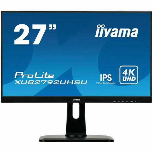 Dark Cyan iiyama ProLite XUB2792UHSU-B1 27" IPS 4K Monitor