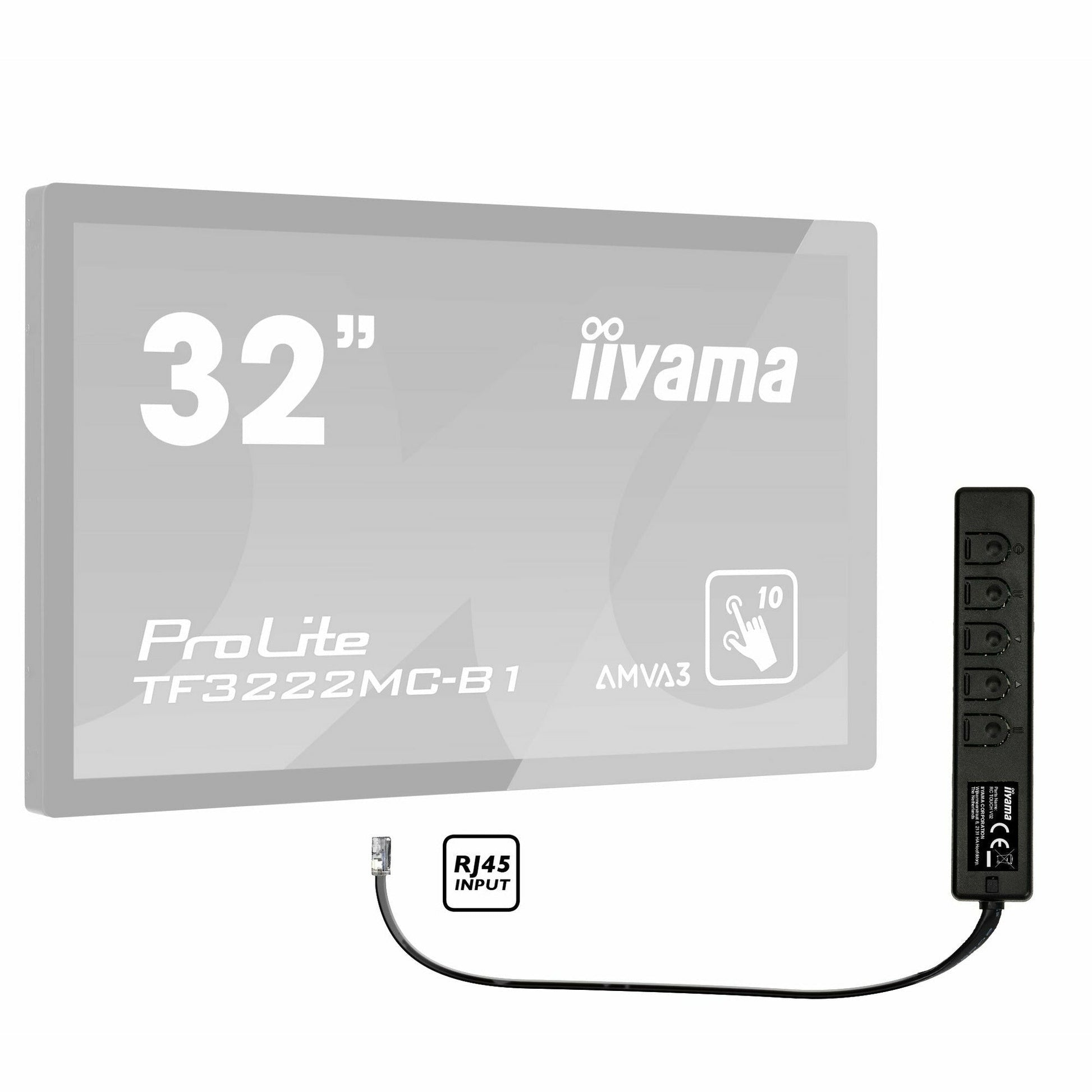 Gray Iiyama External Control Pad for TF3222MC-B1 Touchscreen