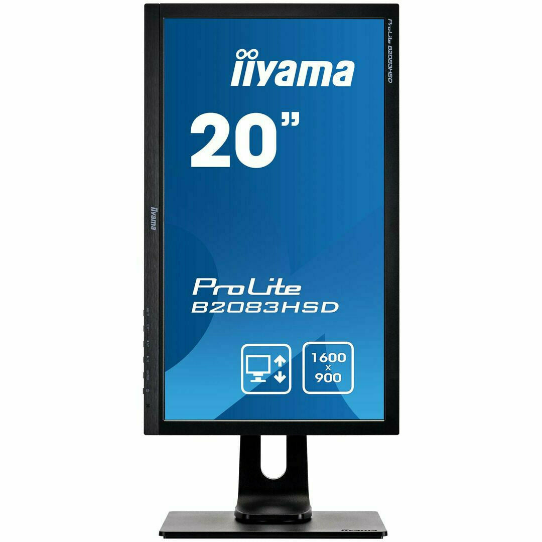 Dark Cyan iiyama ProLite B2083HSD-B1 20" LED-backlit Monitor