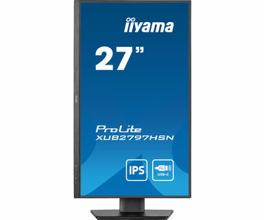 Dark Cyan iiyama ProLite XUB2797QSU-B1 computer monitor 61 cm (24") 2560 x 1440 pixels Wide Quad HD LED Black