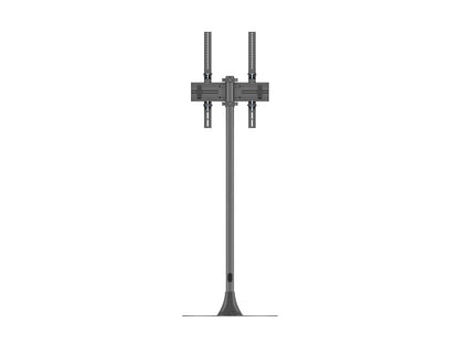 Dim Gray Multibrackets Pro M Single Pole Floorbase Round for 32-65" Displays