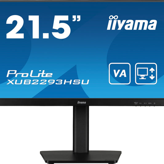 Dark Cyan iiyama ProLite XUB2293HSU-B7 21.5" IPS Full HD LED Desktop Monitor