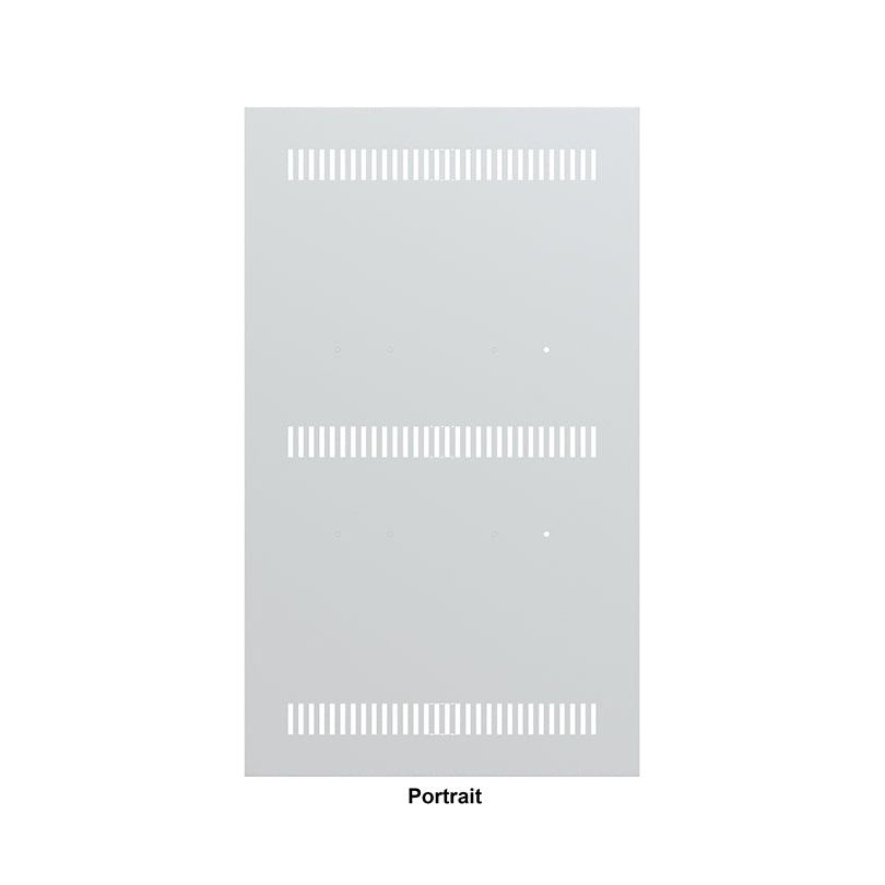 Light Gray Multibrackets M Pro Series - Enclosure 50" Back Plate Medium White
