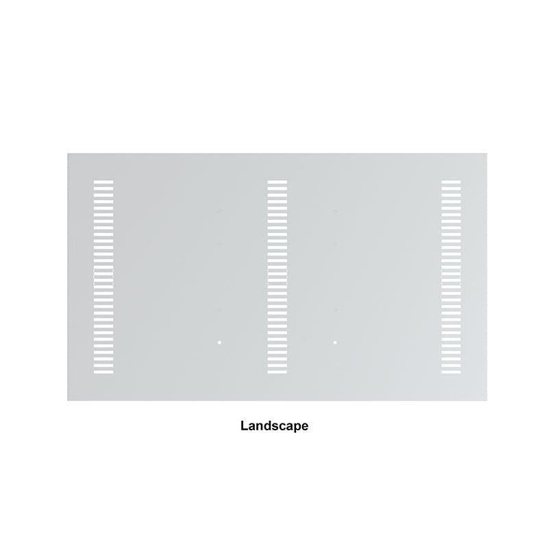 Light Gray Multibrackets M Pro Series - Enclosure 50" Back Plate Medium White