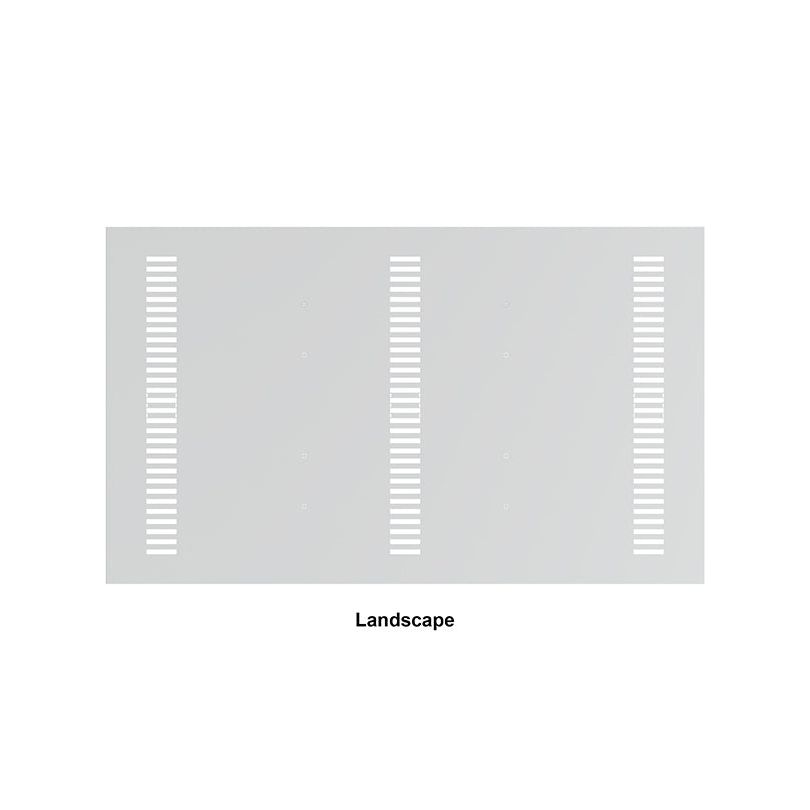 Light Gray Multibrackets M Pro Series - Enclosure 49" Back Plate Medium White