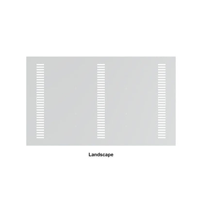 Light Gray Multibrackets M Pro Series - Enclosure 49" Back Plate Medium White