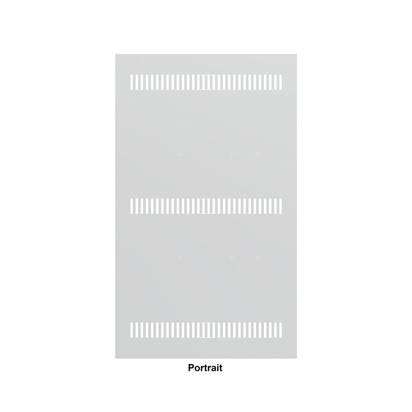 Light Gray Multibrackets M Pro Series - Enclosure 49" Back Plate Medium White