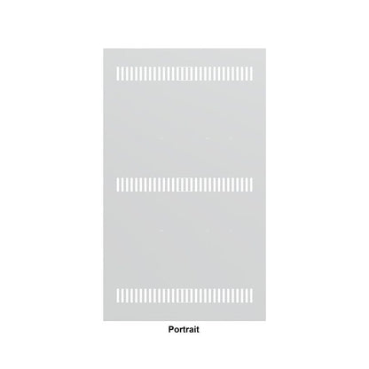 Light Gray Multibrackets M Pro Series - Enclosure 49" Back Plate Medium White