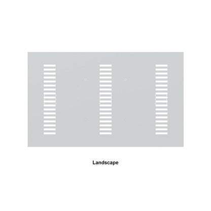Light Gray Multibrackets M Pro Series - Enclosure 32" Back Plate Small White