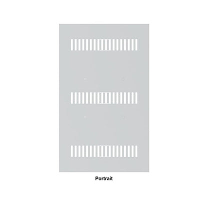 Light Gray Multibrackets M Pro Series - Enclosure 32" Back Plate Small White