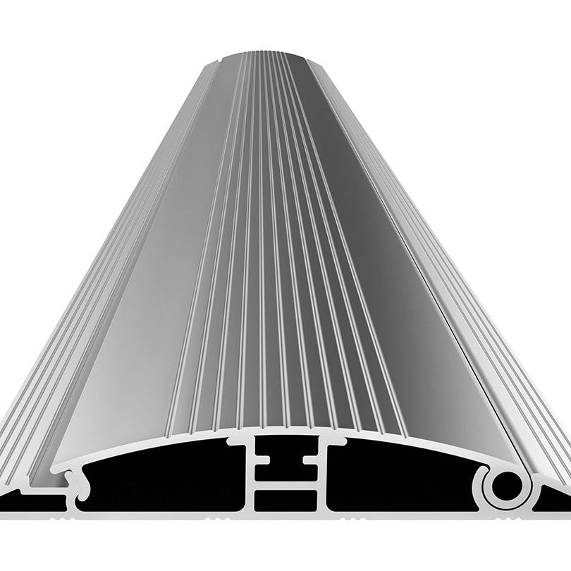 Light Slate Gray Multibrackets M Cable Cover Floor Aluminum - 139mm W - 1600mm L