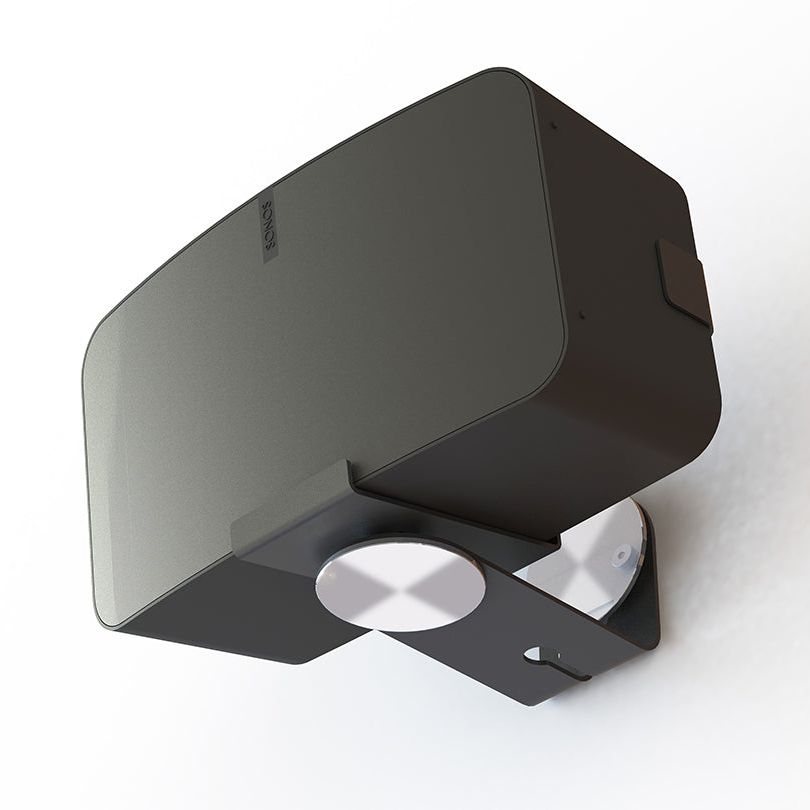 Dark Slate Gray Multibrackets M Sonos Play:5 Wall Mount - Black