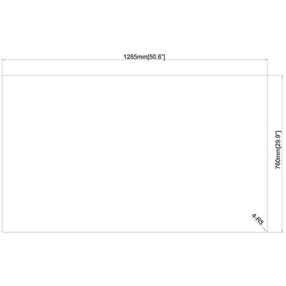 Light Gray Multibrackets M Safety Sheet Polycarbonate 55"