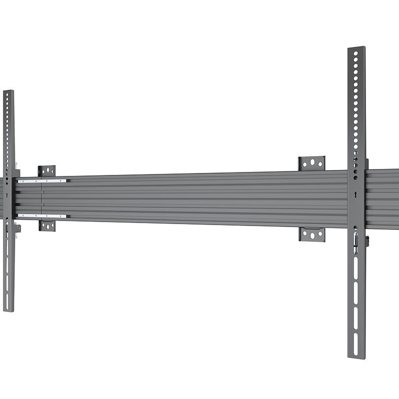 Slate Gray Multibrackets M Wallmount Pro MBW1U 1000 Fixed Black