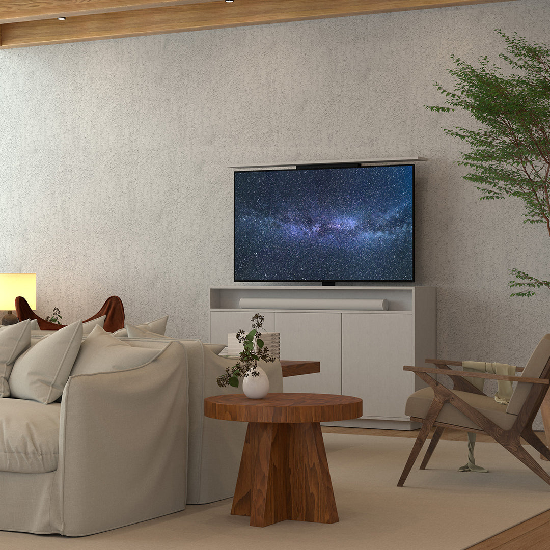 Slate Gray Multibrackets M AV-Cabinet TV-Lift 65" White