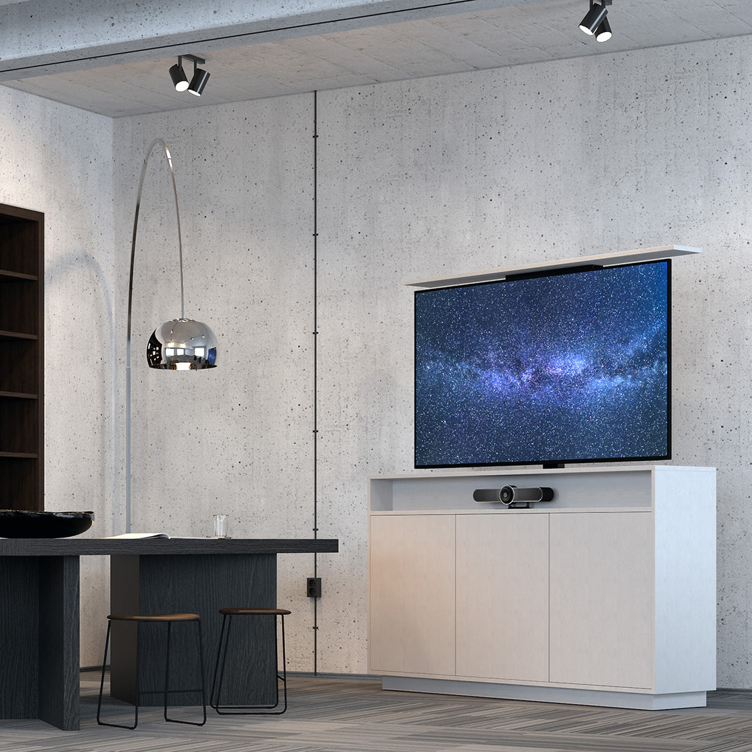 Dark Gray Multibrackets M AV-Cabinet TV-Lift 65" White
