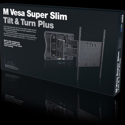 Black Multibrackets M VESA Super Slim Tilt & Turn Plus