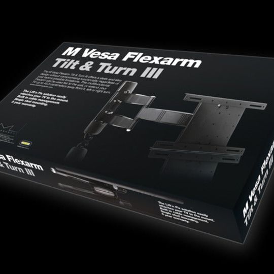Black Multibrackets M VESA Flexarm Tilt & Turn III