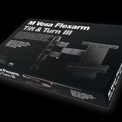 Black Multibrackets M VESA Flexarm Tilt & Turn III