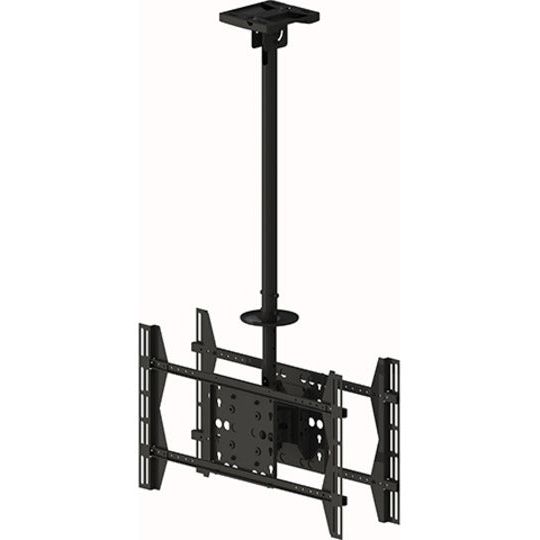 White Smoke Multibrackets M Public Ceilingmount Large Back to Back Black 3000