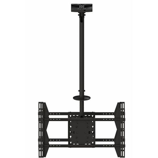 Dark Slate Gray Multibrackets M Public Ceilingmount Large Back to Back Black 3000