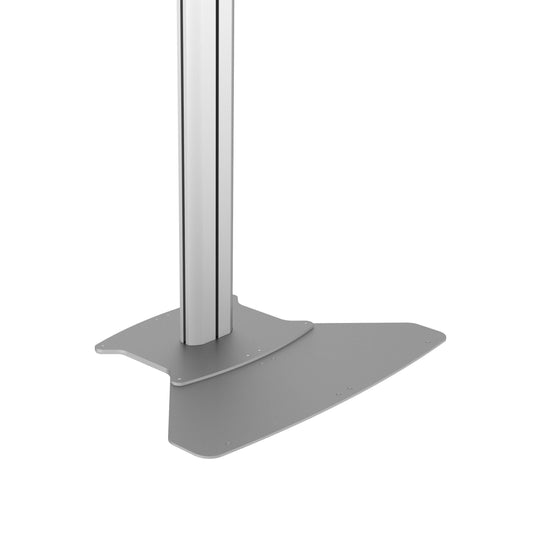 Dark Gray Multibrackets M Public Display Floorstand Base Silver