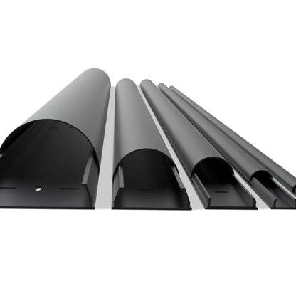 Dark Slate Gray Multibrackets M Universal Cable Cover Black 50mm-W 1600-L