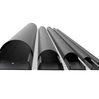Dark Slate Gray Multibrackets M Universal Cable Cover Black 50mm-W 1100-L