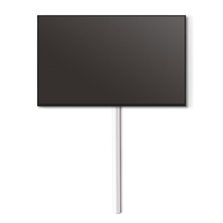 Dark Slate Gray Multibrackets M Universal Cable Cover White 33mm-W 1100-L