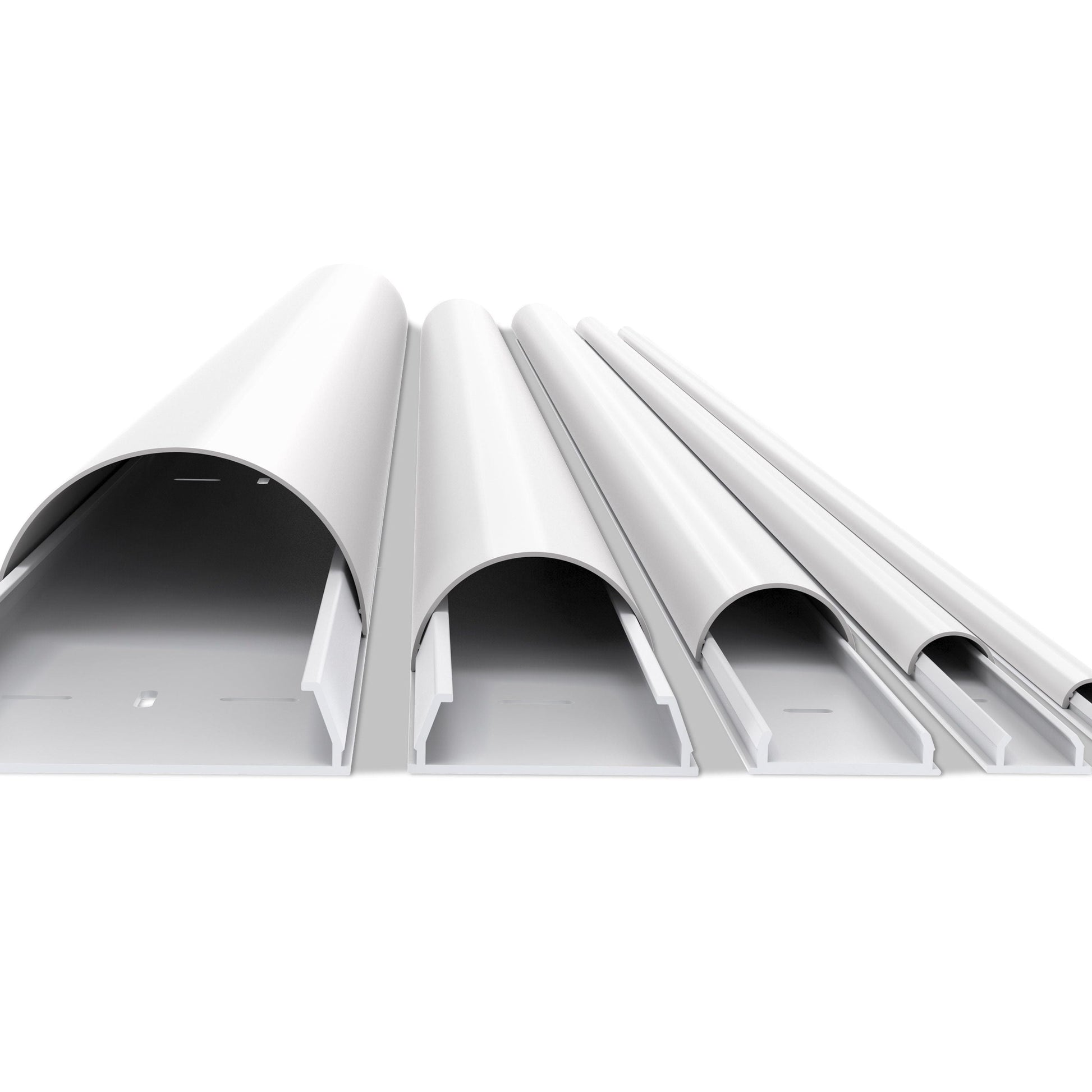 Light Gray Multibrackets M Universal Cable Cover White 18mm-W 1100-L