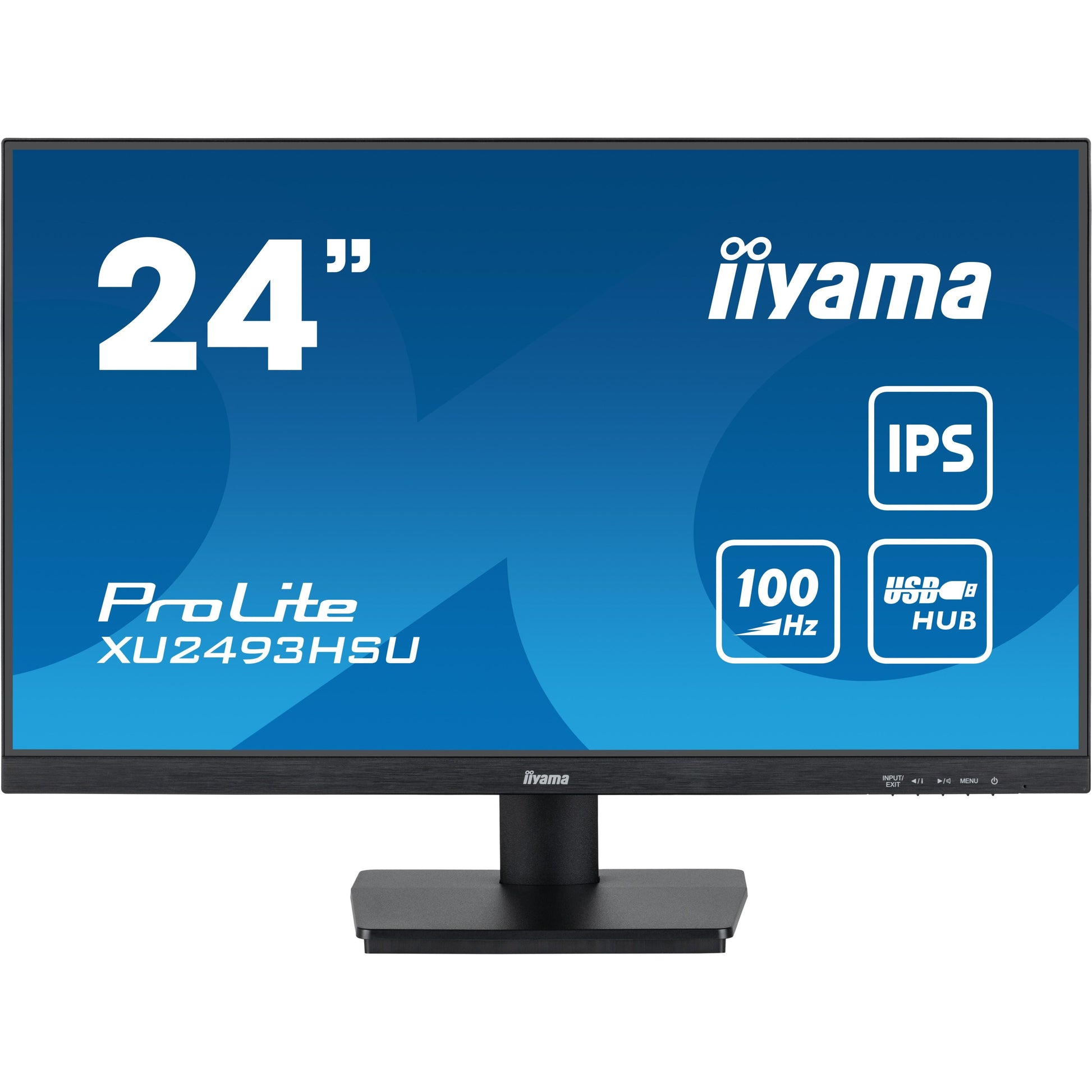 Dark Cyan iiyama ProLite XU2493HSU-B6 24" Full HD IPS LED Desktop Monitor
