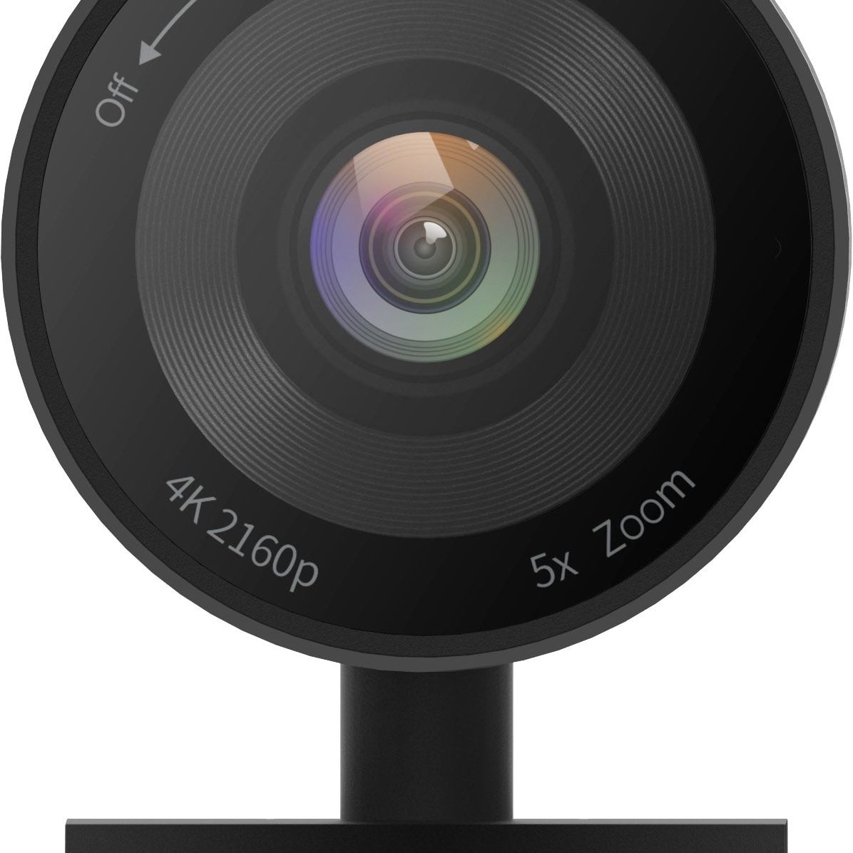 Dark Slate Gray iiyama UC-CAM10PRO-1 4K Webcam with Built in Microphone and 120 degree view with Auto Tracking