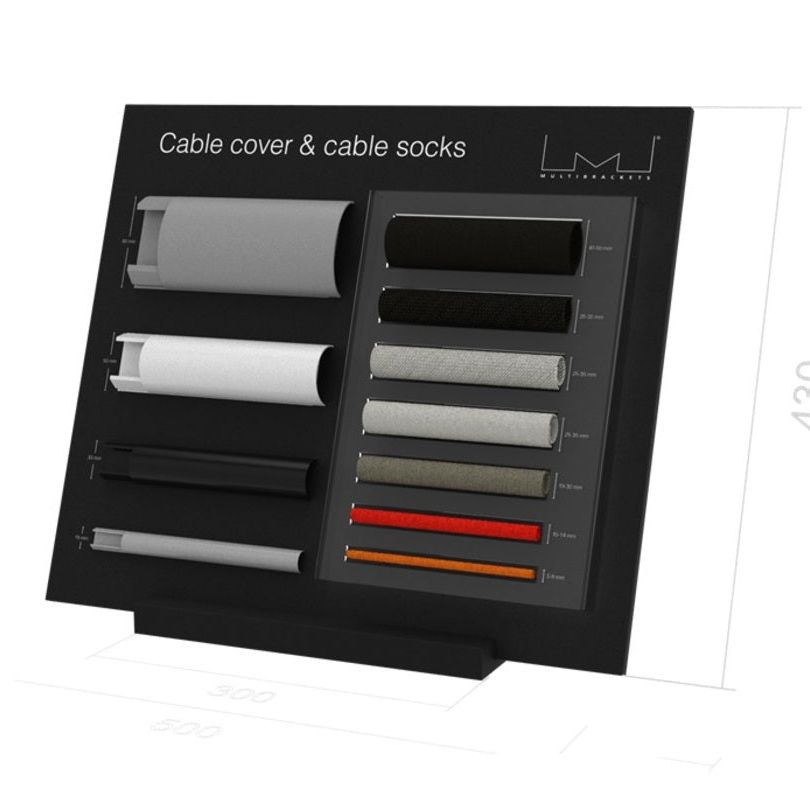 Dark Slate Gray Multibrackets M Cable Cover/Cable Sock Display - ENG