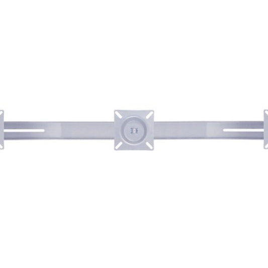 Gray Multibrackets M Public Display Stand Triple Screen Mount 10"-24" Silver
