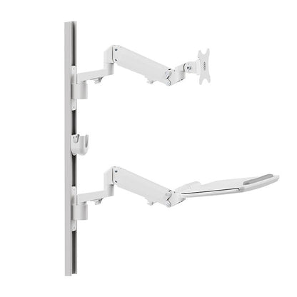 Light Gray Multibrackets M Workstation Wall Basic
