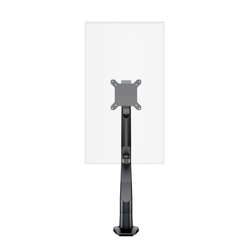 White Smoke Multibrackets M VESA Gas Lift Arm Single Black