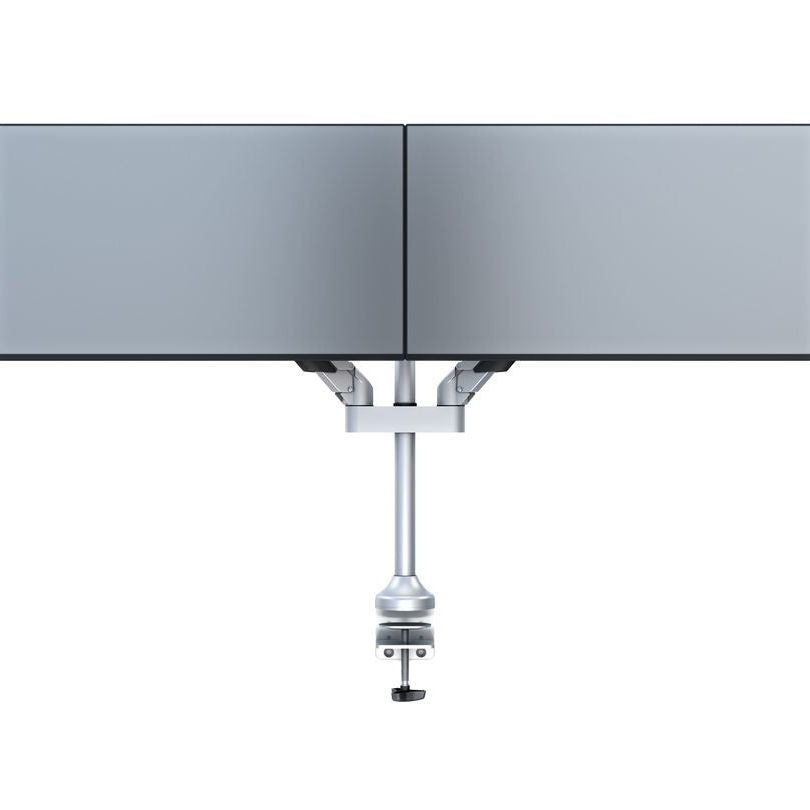 Dark Gray Multibrackets M VESA Gas Lift Arm Dual Silver