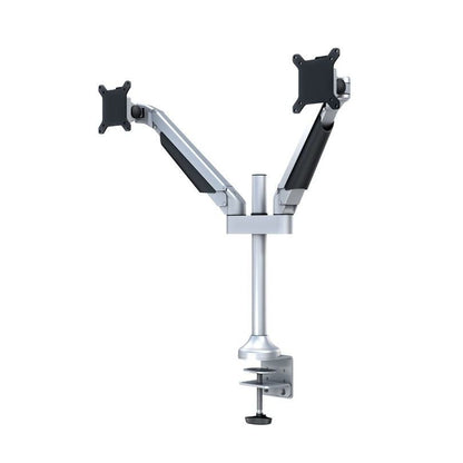 Light Gray Multibrackets M VESA Gas Lift Arm Dual Silver