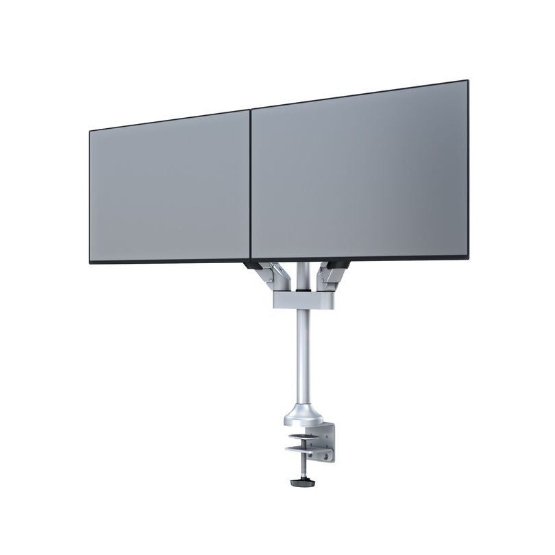 Dark Gray Multibrackets M VESA Gas Lift Arm Dual Silver