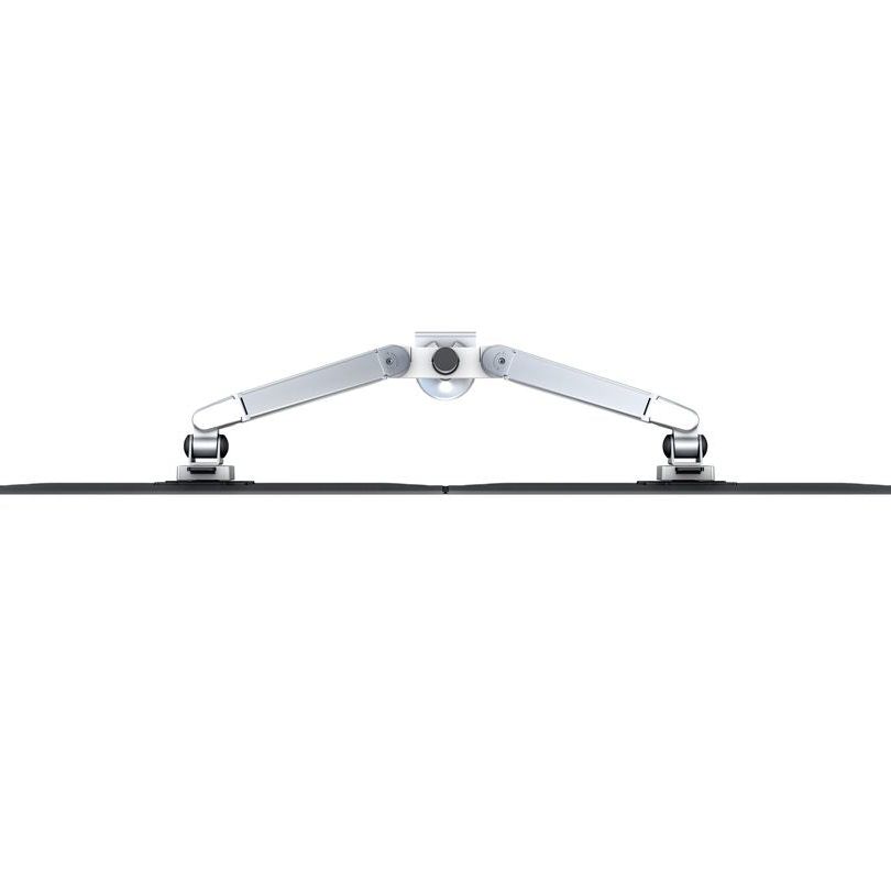 Dark Slate Gray Multibrackets M VESA Gas Lift Arm Dual Silver
