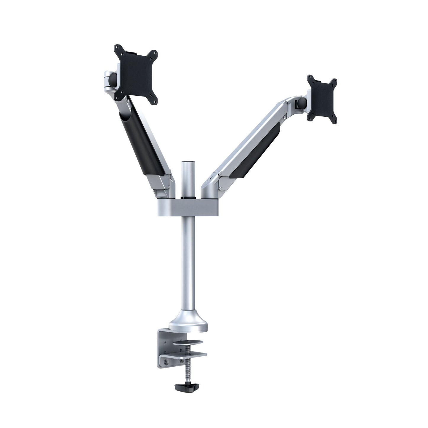 Gray Multibrackets M VESA Gas Lift Arm Dual Silver