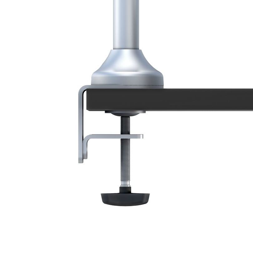 Light Gray Multibrackets M VESA Gas Lift Arm Dual Silver