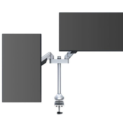 Dim Gray Multibrackets M VESA Gas Lift Arm Dual Silver