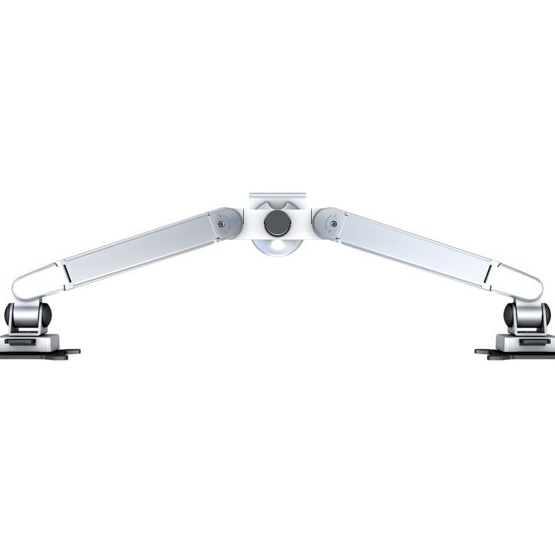 Light Gray Multibrackets M VESA Gas Lift Arm Dual Silver